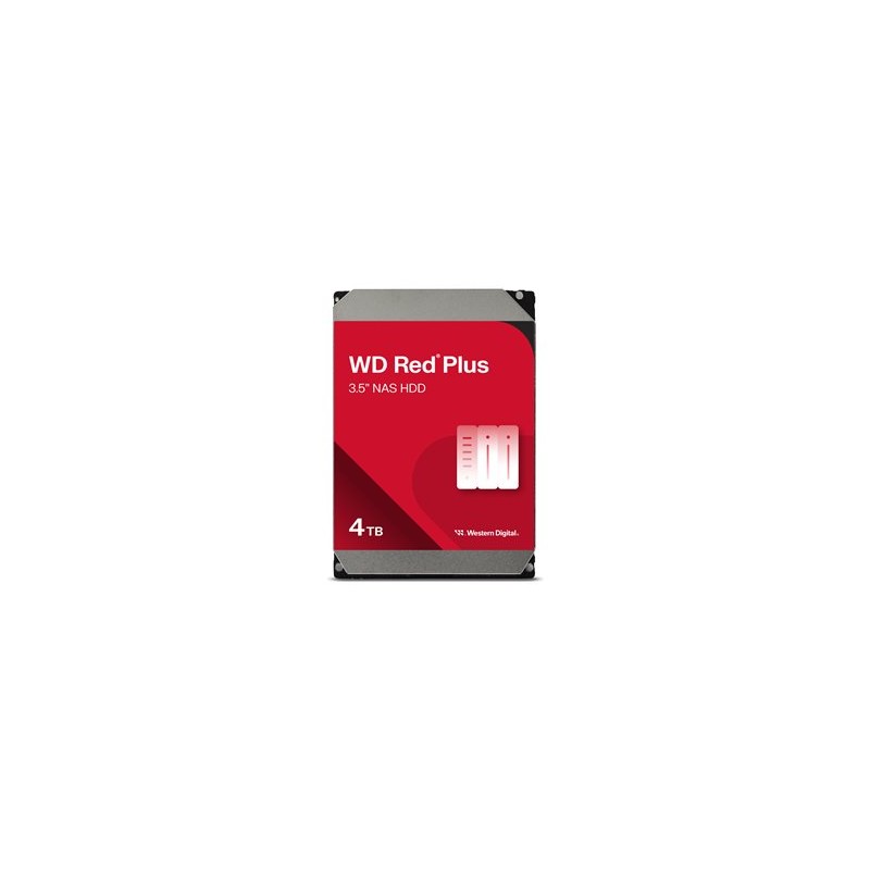 WD RED PLUS NAS WD40EFPX 4TB, SATA III 3.5", 256MB 5400RPM, 180MB/s, CMR