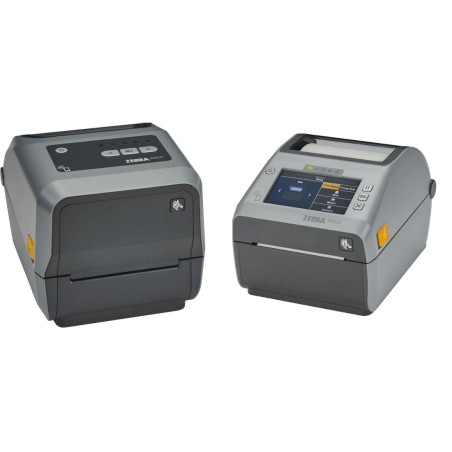 Thermal Transfer Printer (74/300M) ZD621 300 dpi, USB, USB Host, Ethernet, Serial, BTLE5, Cutter, EU and UK Cords, Swiss Font