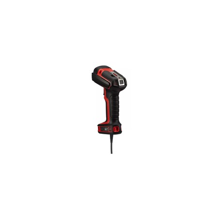 2100ISR Granit Ultra Scanner-Only: Tethered, Rugged, 1D/2D, Standard Range, Vibrator, Red Scanner, EU.