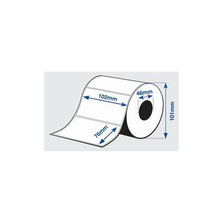 Premium Matte Label - Die-cut Roll: 102mm x 76mm, 440 labels