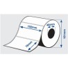 Premium Matte Label - Die-cut Roll: 102mm x 76mm, 440 labels