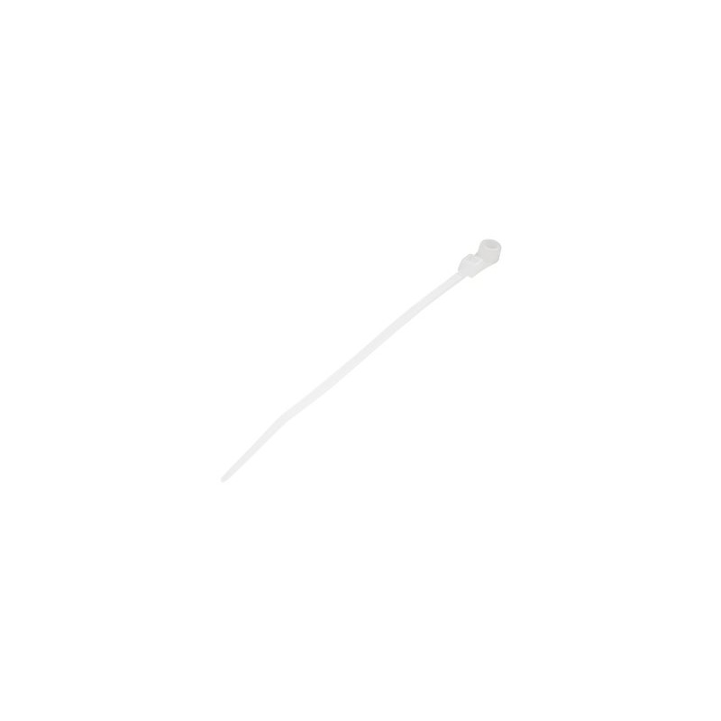 Startech 100 Pack OF Plastic Zip Ties/With Screw Hole 4