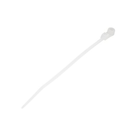 Startech 100 Pack OF Plastic Zip Ties/With Screw Hole 4