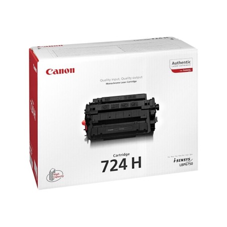 Canon originální toner 724 H BK, 3482B002, black, 12500str., high capacity