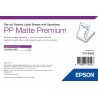 PP MATTE LABEL PREM DIE-CUT/FANFOLD SHEETS WITH SPROCKETS 20 7113415