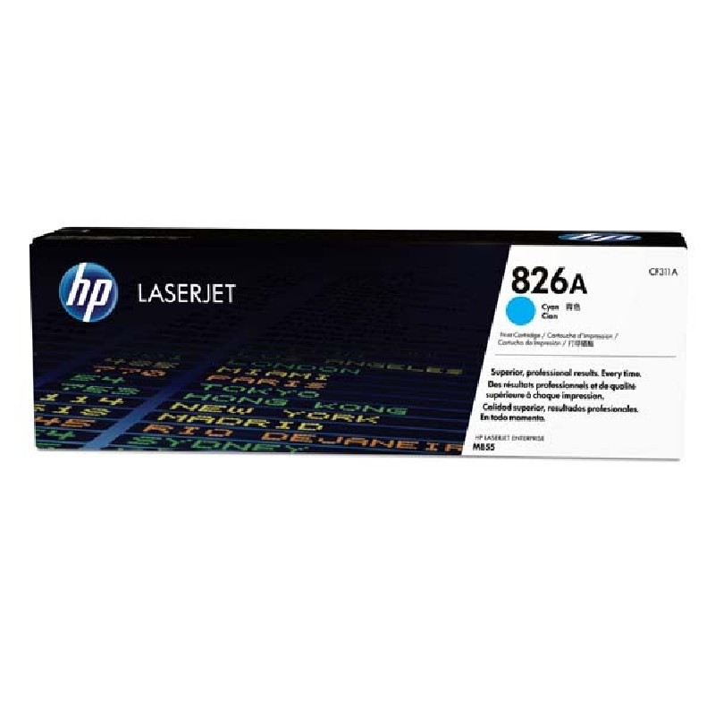 TONER CARTRIDGE 826A CYAN/. CF311A