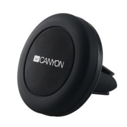 CANYON držák na telefon do auta, magnetický, instalace do ventilace, 2 plíšky v balení, černá