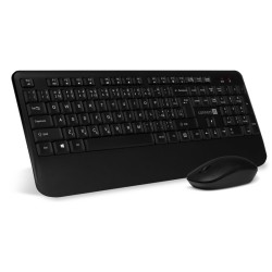 CONNECT IT Combo bezdrátová černá klávesnice + myš, CZ + SK layout