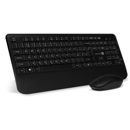 CONNECT IT Combo bezdrátová černá klávesnice + myš, CZ + SK layout