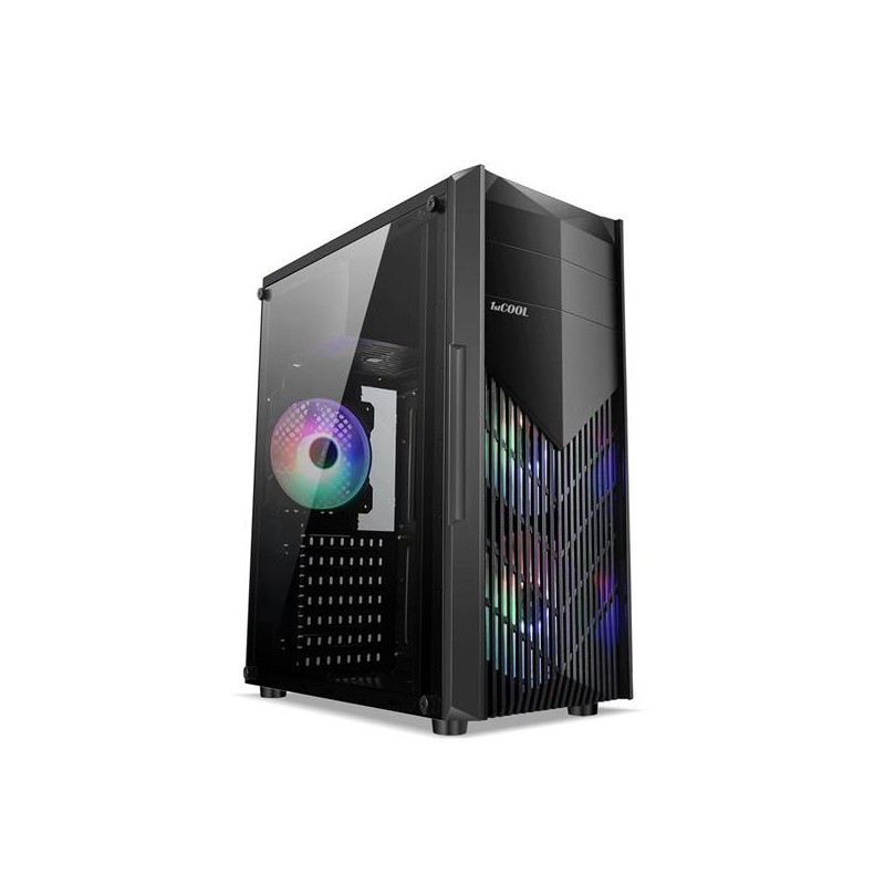 1stCOOL MONSTER, skrinka ATX, RGB ventilátor, USB3.0, čierna