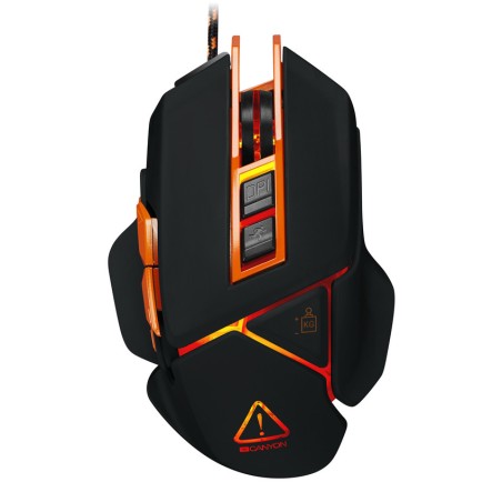 CANYON Herní myš optická HAZARD, DPI 800 až 6400, černá