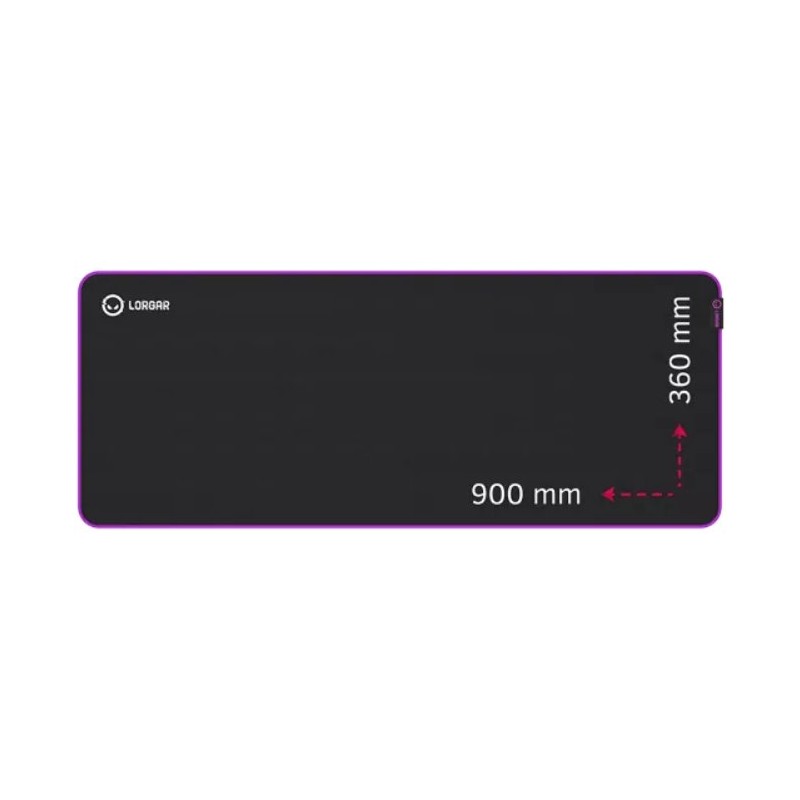LORGAR podložka pod myš MAIN 319 (XL), 900 x 360 x 3mm