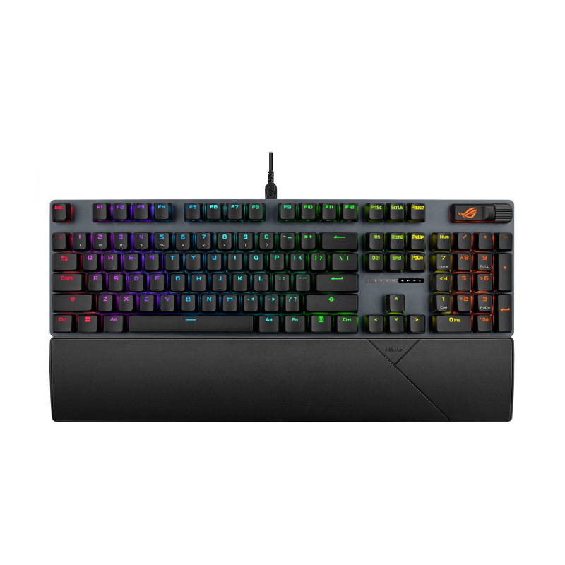 ASUS klávesnice ROG STRIX SCOPE II X, mechanická, drátová, ROG NX Snow V2, US