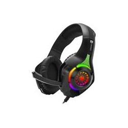 CONNECT IT BIOHAZARD RGB herní sluchátka s mikrofonem, 1xJack+USB, ČERNÁ