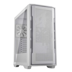 COUGAR PC skříň UNIFACE White Mid Tower Mesh Front Panel 2 x ARGB Fans TG Left Panel