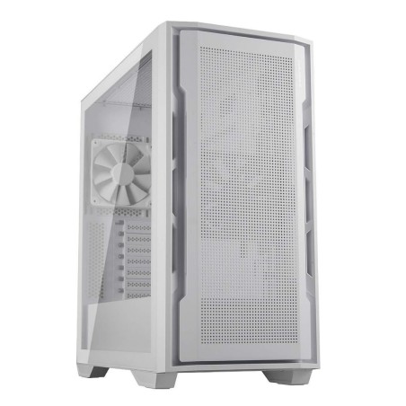 COUGAR PC skříň UNIFACE White Mid Tower Mesh Front Panel 2 x ARGB Fans TG Left Panel