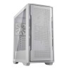 COUGAR PC skříň UNIFACE White Mid Tower Mesh Front Panel 2 x ARGB Fans TG Left Panel