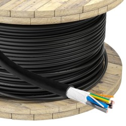 Akyga Napájecí kabel EV CU 5x6mm2 + 2x0,75mm2 3-fázový 32A 450/750V, metráž