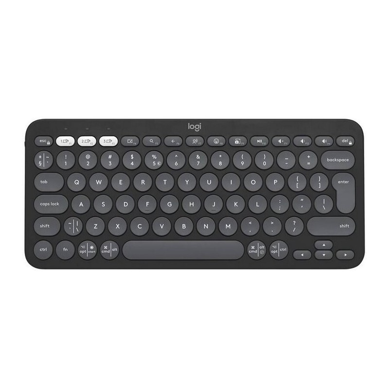 Logitech Pebble Keys 2 K380s - TONAL GRAPHITE - CZE-SKY INT'L - BT - UNIVERSAL