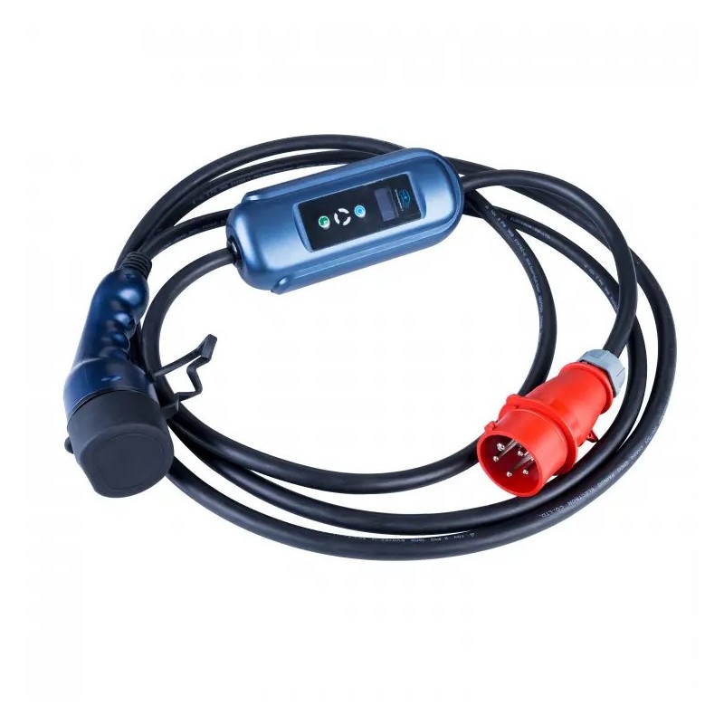 Akyga Kabel pro elektromobily CEE 5pin / Type2 LCD 16A 5m
