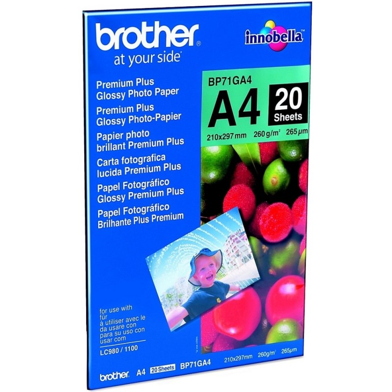 BROTHER Paper BP-71 foto lesklý A4/20ks