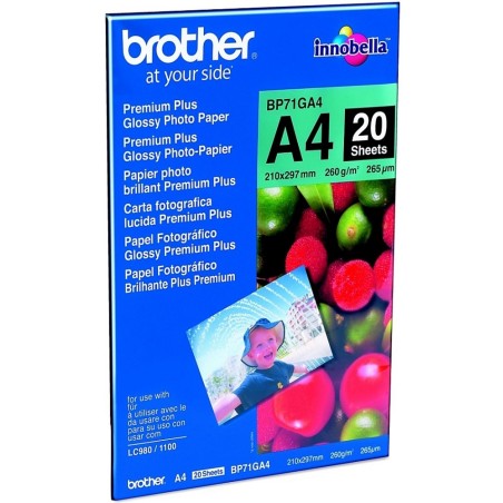BROTHER Paper BP-71 foto lesklý A4/20ks