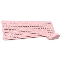 CONNECT IT Set Klávesnice+myš Wireless FashionCombo2, bezdrátová, růžová