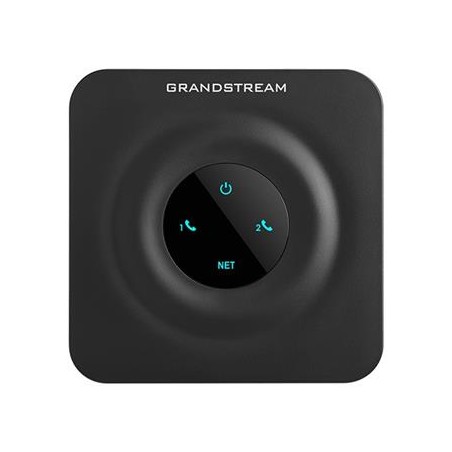 Grandstream HT802 V2 (ATA), 2x FXS, 2 SIP účty, 1x LAN, 3-cestná konf., auto-provisioning