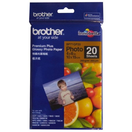 BP71GP20, 20 listů, 10x15cm Premium Glossy,260g