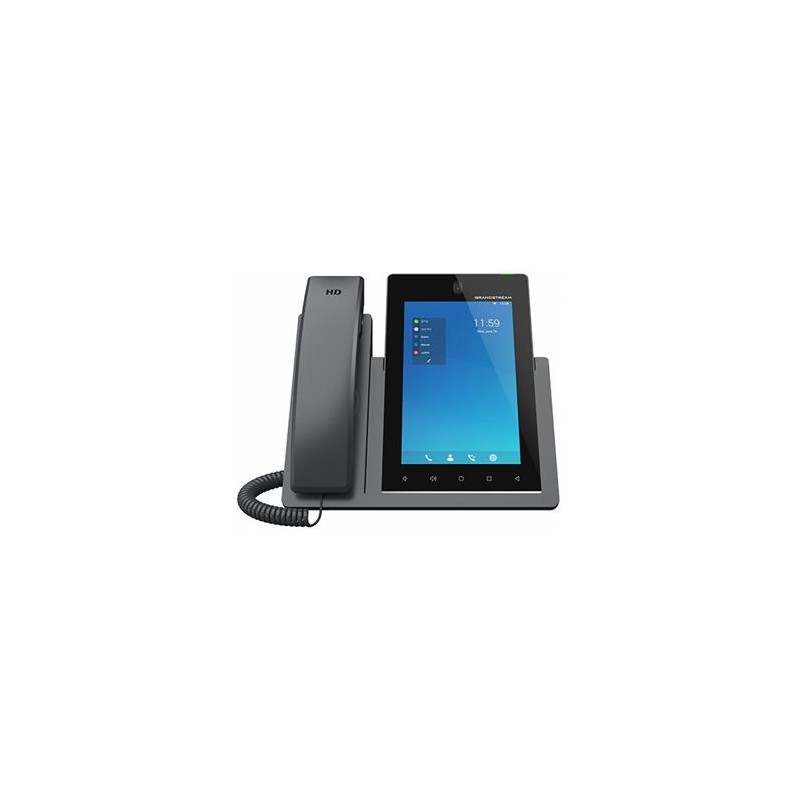 Grandstream GXV3470 SIP video telefon 7" IPS bar.dotyk.displ., Android11, 16 SIP úč. BT, WiFi
