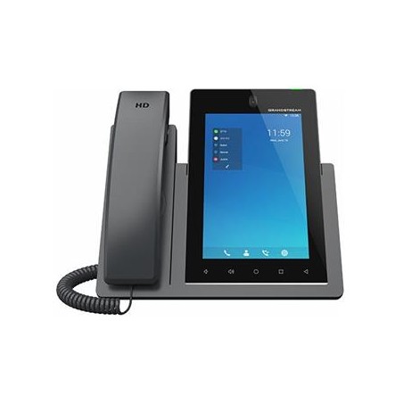 Grandstream GXV3470 SIP video telefon 7" IPS bar.dotyk.displ., Android11, 16 SIP úč. BT, WiFi