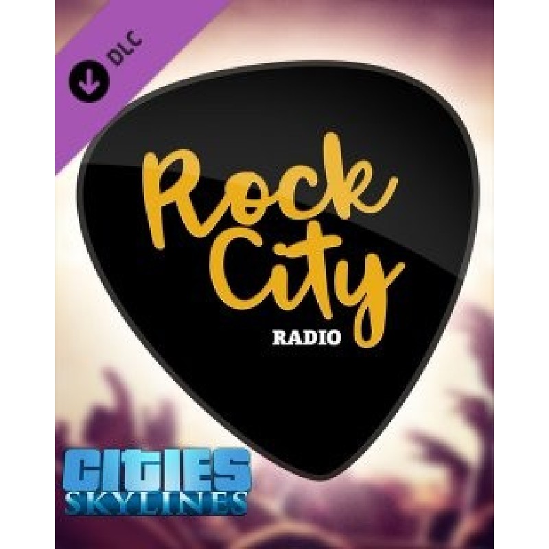 Cities Skylines Rock City Radio – herní rozšíření pro PC (elektronická licence)