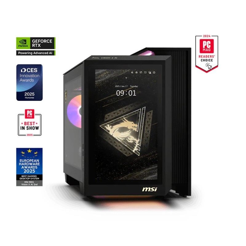 MSI MEG Vision X/AI 2NVV9-289EU/Tower/U9-285K/64GB/2TB/RTX 5080/W11H/3R