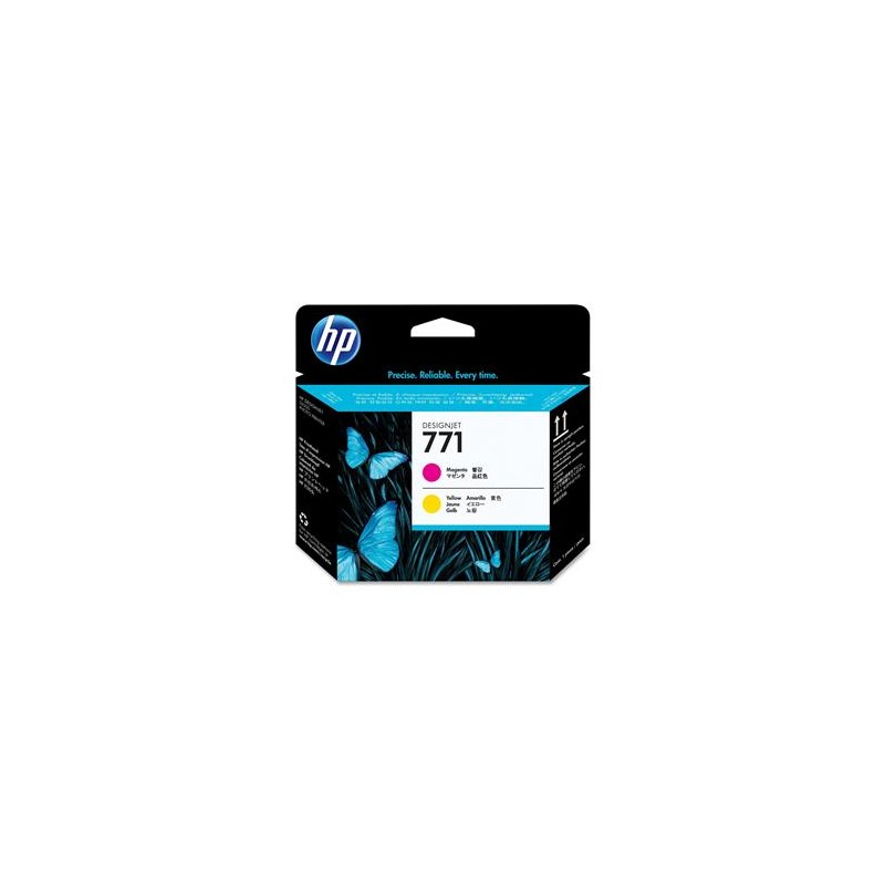 HP 771 Magenta + Yellow DJ Printhead, CE018A