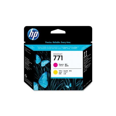 HP 771 Magenta + Yellow DJ Printhead, CE018A