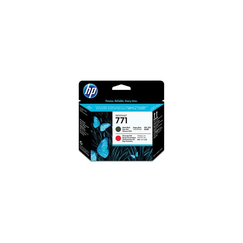 HP PRINT Head NO 771/Matt-Black Chromatic Red Designj