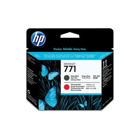 HP PRINT Head NO 771/Matt-Black Chromatic Red Designj