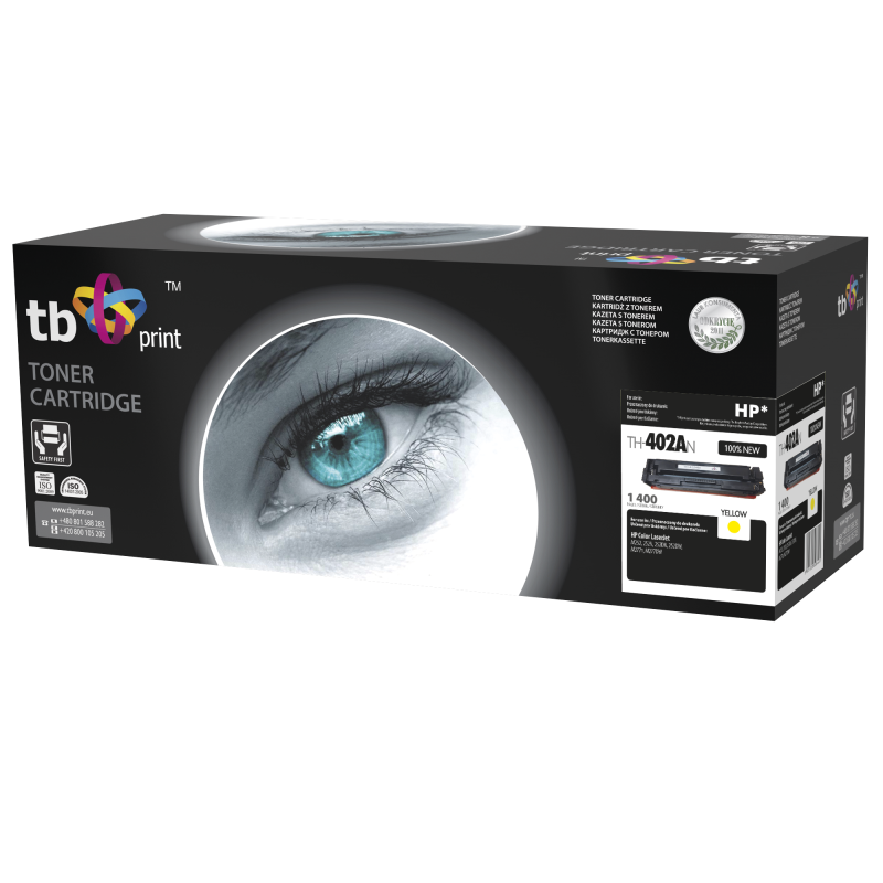 Toner TB kompatibilní s HP CLJM252/277,YE,1400,new