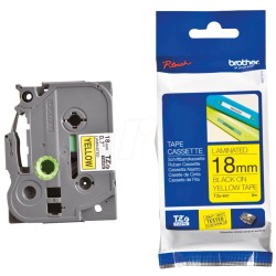BROTHER TZE641 - kazeta TZ šířky 18mm, laminovaná TZE-641, žlutá/černé písmo