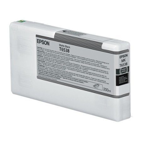 Epson T6538 Matte Black Ink Cartridge (200ml)