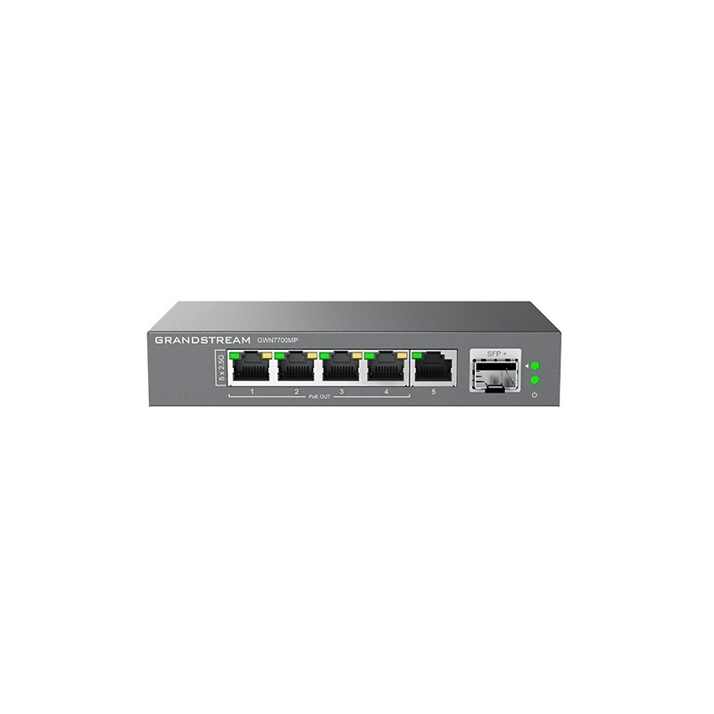 Grandstream GWN7700MP Unmanaged Network Switch 5 2,5Gb portů / 1 SFP+