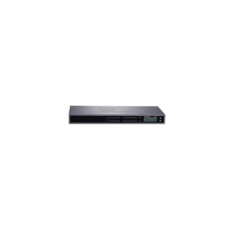Grandstream GXW4248, VoIP, SIP, 2 50-pin Telco connectors, 1x Gbit LAN, graf, displej, 2x RJ21, rack