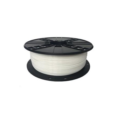 GEMBIRD Struna pro 3D tisk,PETG,1,75mm,1Kg,bílá