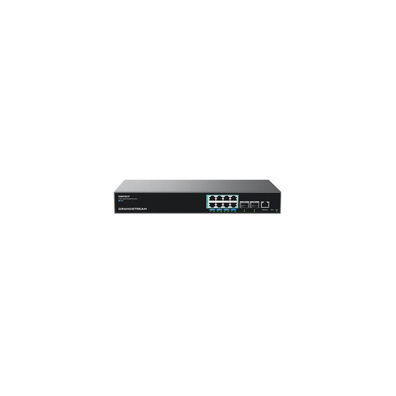 Grandstream GWN7821P managed Network Switch L3, 8x2,5G, SFP+, PoE, VLAN, IGMP, MLD, MVR