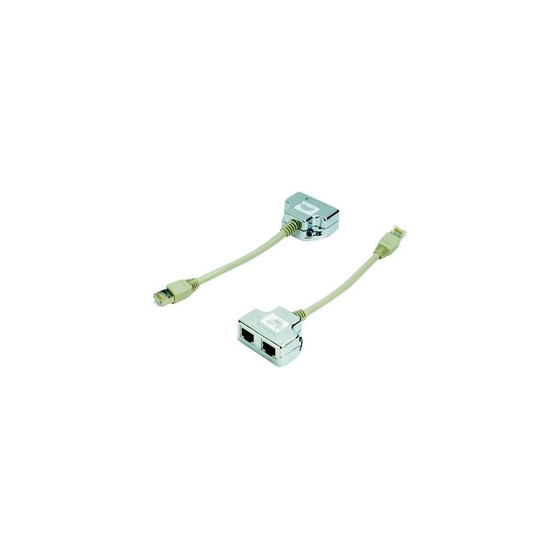 DATACOM Rozbočka 1 na 2 STP cat5e