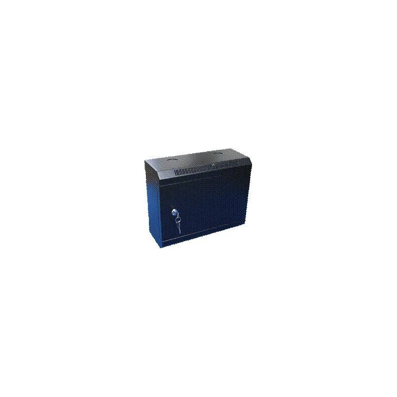 10" rack jednodílný 6U/140 DATACOM černý plech.dv.