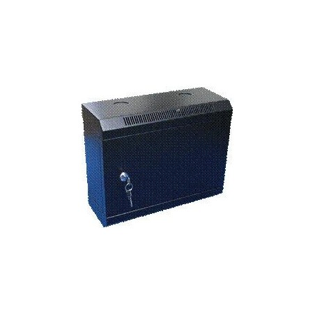 10" rack jednodílný 6U/140 DATACOM černý plech.dv.