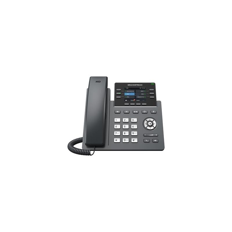 Grandstream GRP2613W SIP telefon, 2.8" TFT bar. displej, 4 SIP účty, 6 prog.tl., 2xGigabit PoE, WiFi