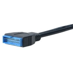 AKASA - USB 3.0 na USB 2.0 adaptér - 10 cm AKCBUB1910BK