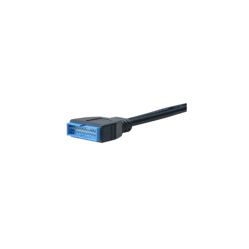 AKASA - USB 3.0 na USB 2.0 adaptér - 10 cm AKCBUB1910BK